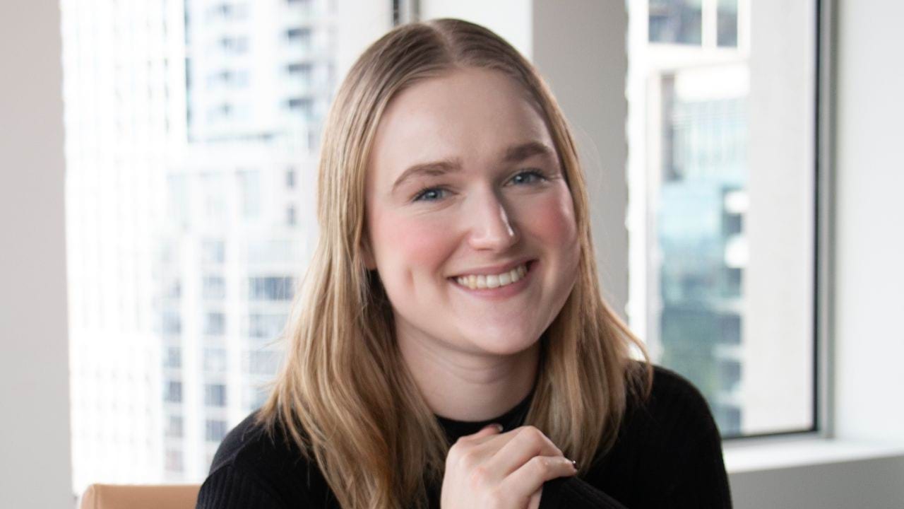 Female in corporate office Female in corporate office