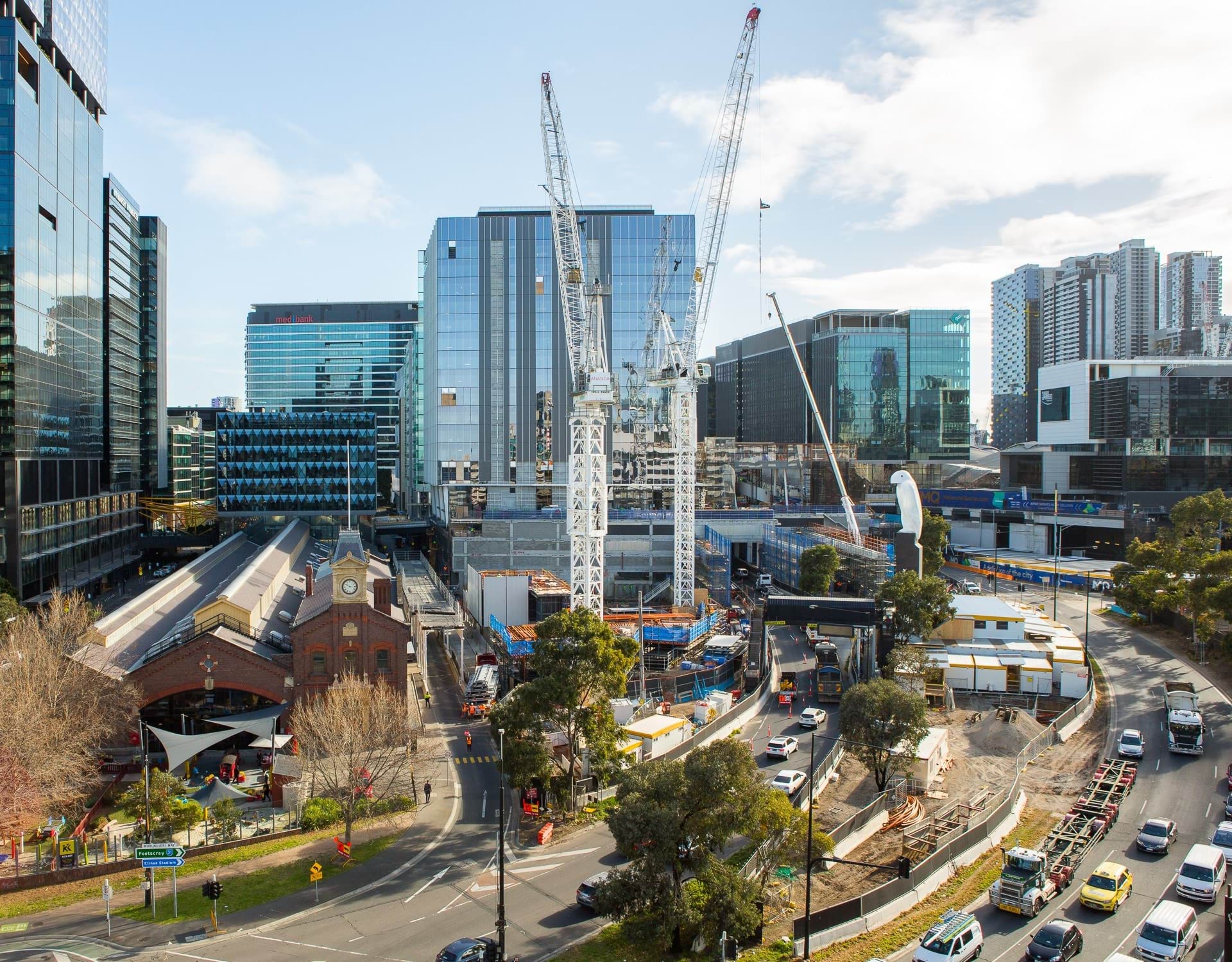 Melbourne construction site